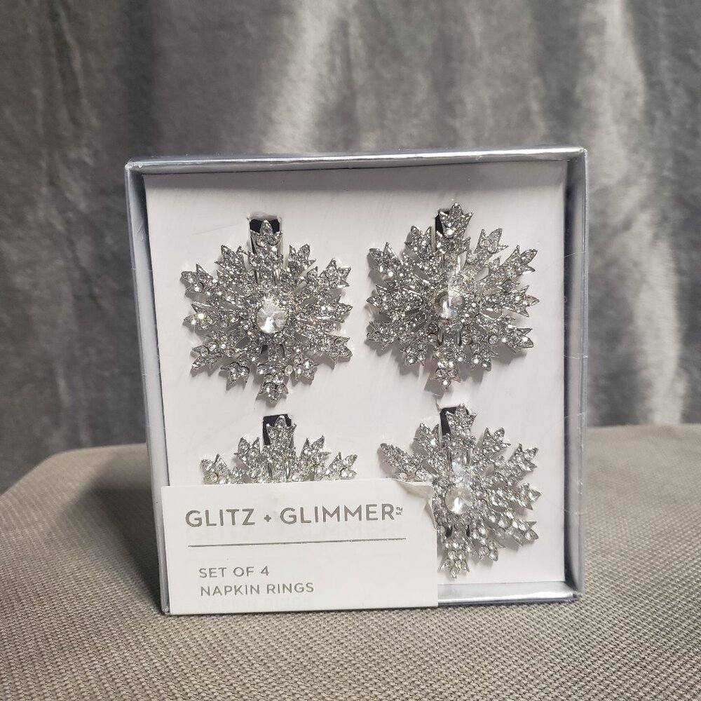 ❄Snowflake Napkin Rings❄